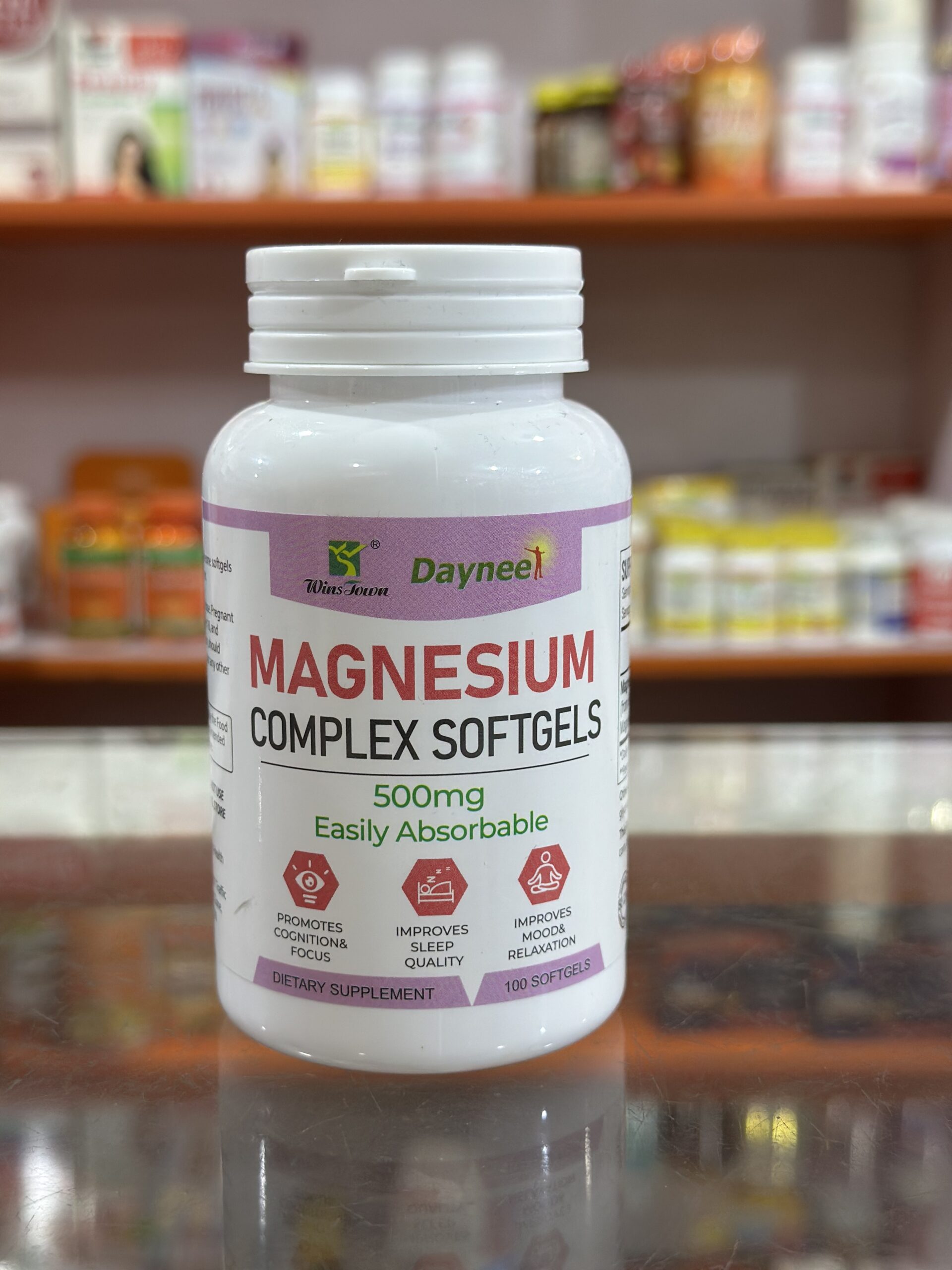 Magnesium Complex (Oxide, Citrate, Maleate) 500mg x100 Softgels