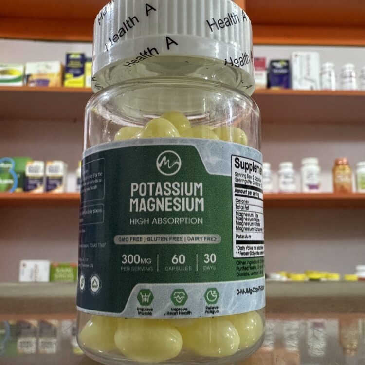 Potassium Magnesium x60 Capsules