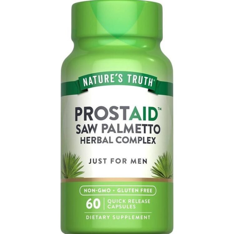 Truth Prostaid Saw Palmetto Herbal Complex – Prostate Support Supplement for Men – with Pygeum, Stinging Nettle – 60 Herbal Complex Capsules – Non-GMO & Gluten Free