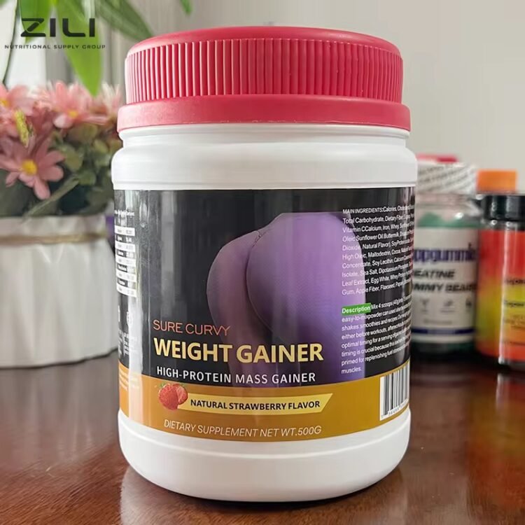 Sure Curvy Weight Gainer – Hips – High Protein – Strawberry Flavor