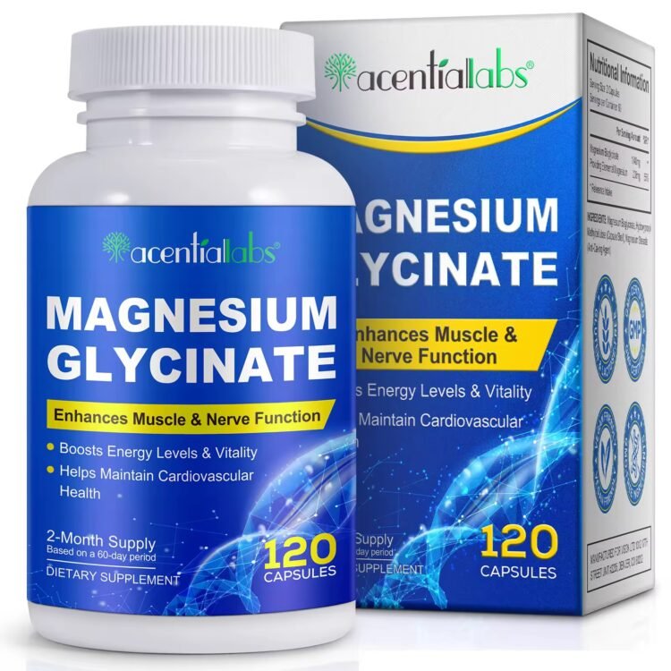 Magnesium glycinate 1040mg Capsules x120