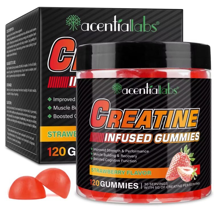 Creatine Gummies Strawberry Flavor x120
