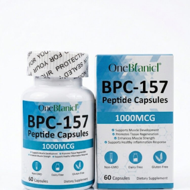 BPC – 157 Peptide 1000mcg Capsules | Muscle Development | Tissue Regeneration | Muscle Strength | Healthy Inflammation Response
