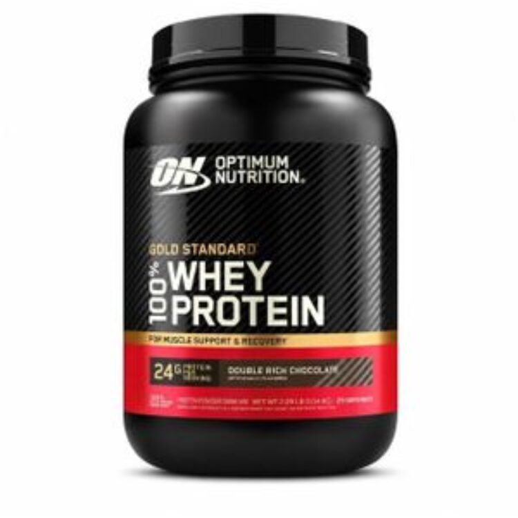 Optimum Nutrition Gold Standard 100% Whey Protein Powder – 1.5lbs – For muscle support & recovery