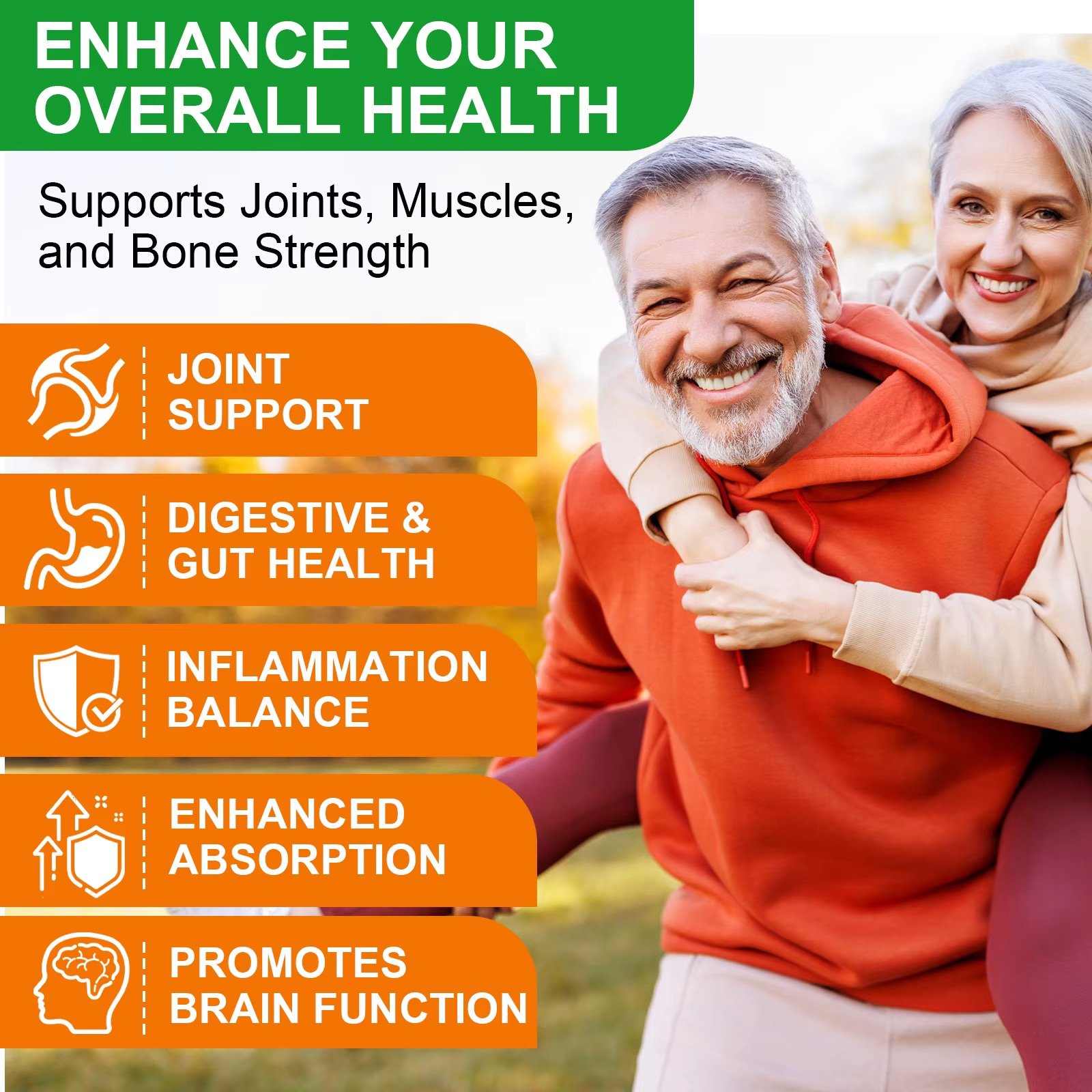 Turmeric Ginger With Black Pepper 3000mg x 60 Capsules - Image 2